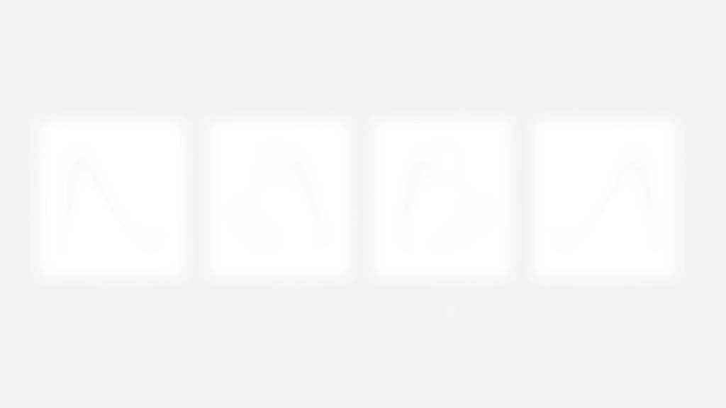 Designmuster zeigt vier verschiedene Leerzustand-Layouts mit Icons, Text und Call-to-Action Buttons in modernem Stil