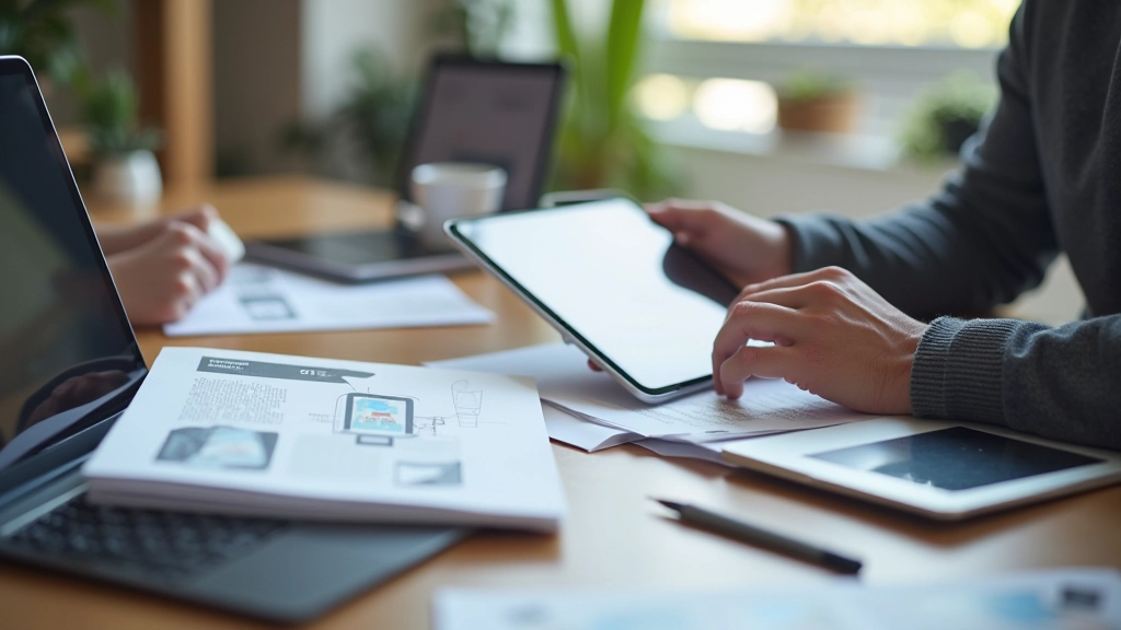 Designteam bei der Entwicklung von Fehlerseiten-Konzepten